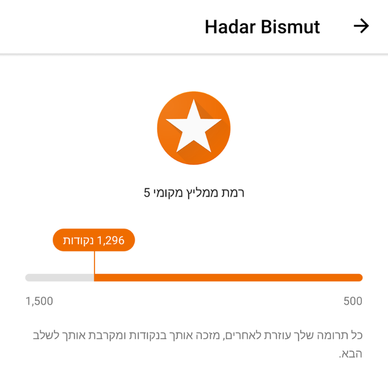 דרגת ממליץ